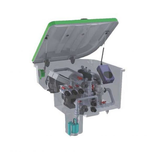 Комплексная фильтрационная установка AquaViva EMD-14SPL (14м3/ч)